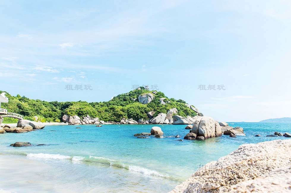 巽寮灣游艇碼頭→巽寮灣三角洲島→巽寮灣游艇碼頭